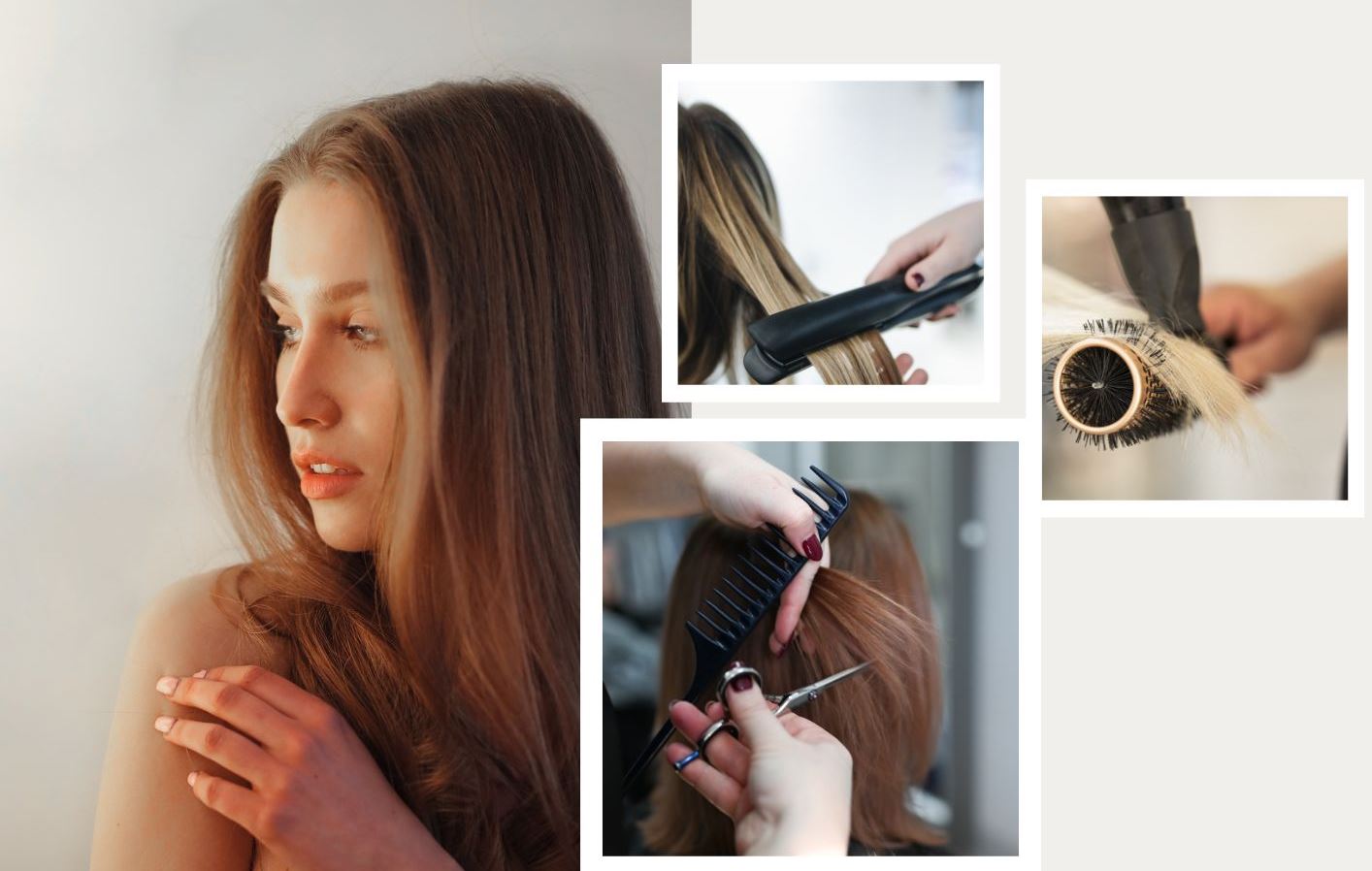 Peinados y cortes para mujeres planchado Corte y peinados en peluquería unisex Geovana Cavalheiro Montijo
